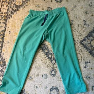 Figs Surgical Green Livingston™ - Petite Basic Scrub Pants